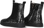 Shoesme Laarzen Meisjes Old Silver Black Leer - Thumbnail 4