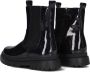 Shoesme lak chelsea boots met glitters zwart 24 | Enkelboot van - Thumbnail 4