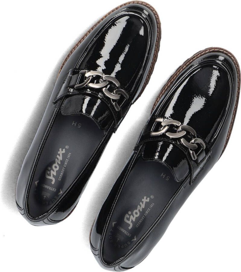 SIOUX Zwarte Loafers Meredith