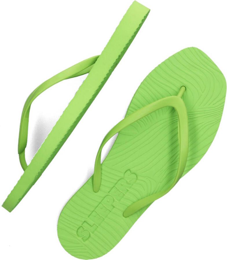 SLEEPERS Groene Slippers Tapered