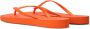 Sleepers Tapered Teenslippers Zomer slippers Dames Oranje - Thumbnail 5
