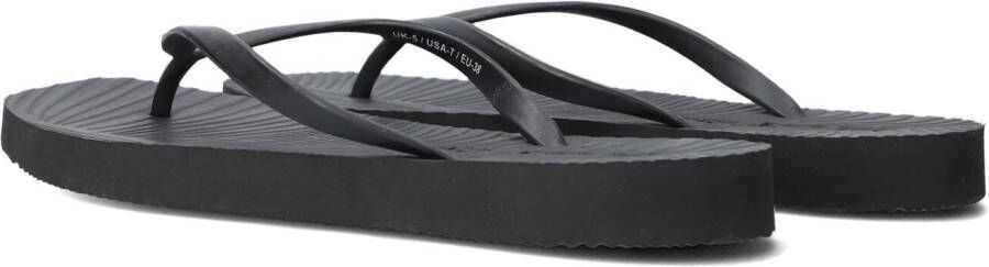 Sleepers Zwarte Teenslippers Tapered