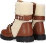 So Jamie Bruin Tinten Cosy Veterboots Laarzen Met Veters Meisjes Cognac - Thumbnail 3