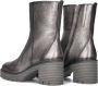 SOFTWAVES Enkellaarsjes Dames 8.88.17 Maat: 39 5 Materiaal: Leer Kleur: Zilver - Thumbnail 3