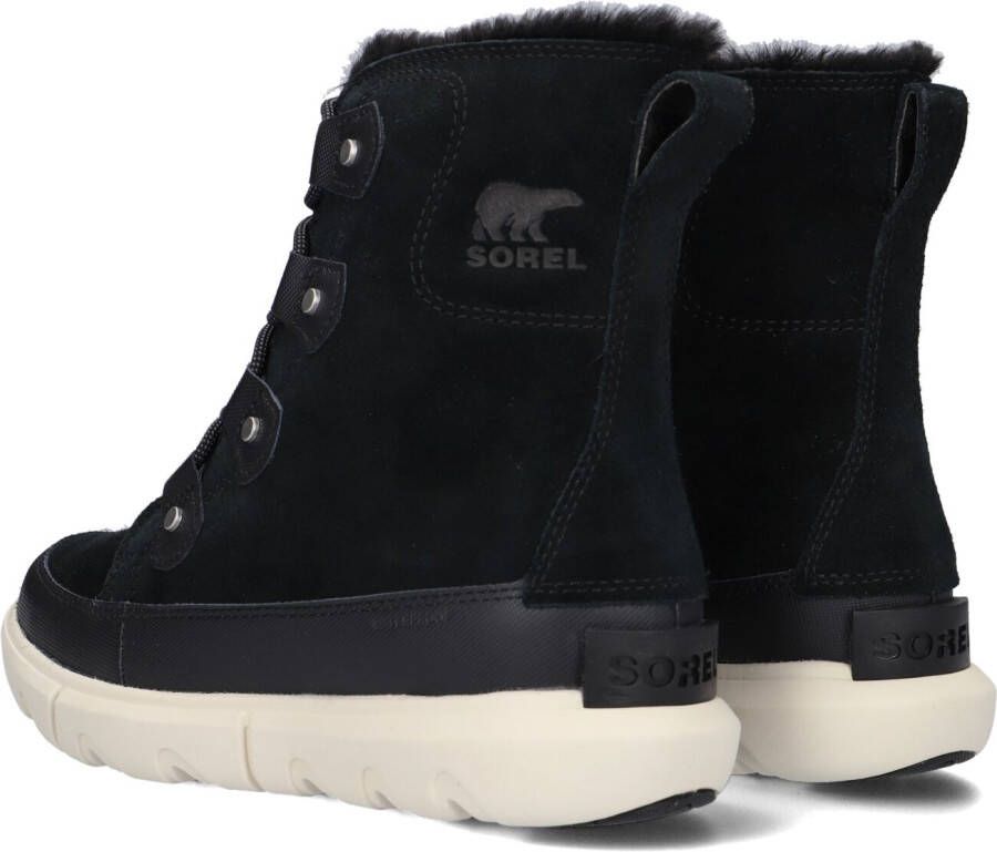 SOREL Zwarte Vachtlaarzen Explorer Ii Joan Faux Fur Wp