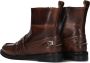 STEFANO LAURAN Enkellaarsjes Dames 12096 Maat: 38 5 Materiaal: Leer Kleur: Bruin - Thumbnail 3