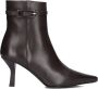 Stefano Lauran Penny2 Enkellaarsjes Enkelboots met rits Dames Bruin - Thumbnail 3