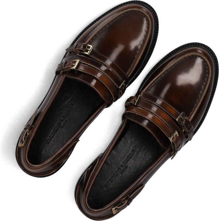 STEFANO LAURAN Bruine Loafers 12091