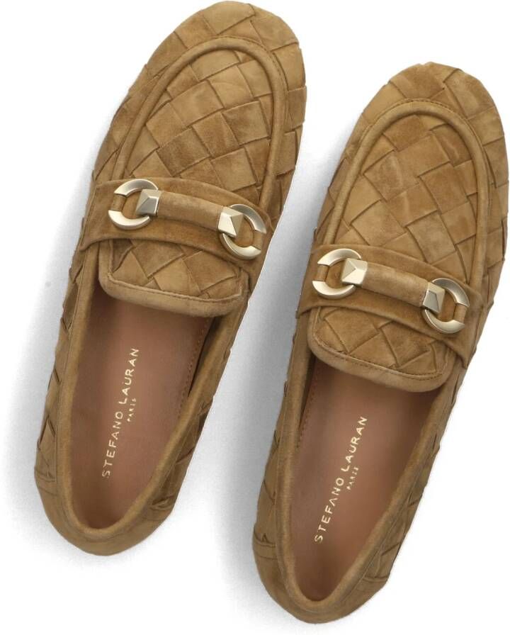 STEFANO LAURAN Bruine Loafers D24063