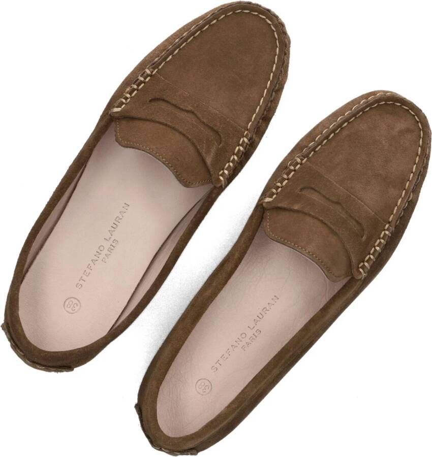 STEFANO LAURAN Bruine Mocassins 11634