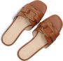 STEFANO LAURAN Slippers Dames 24152 Maat: 37 Materiaal: Leer Kleur: Cognac - Thumbnail 5