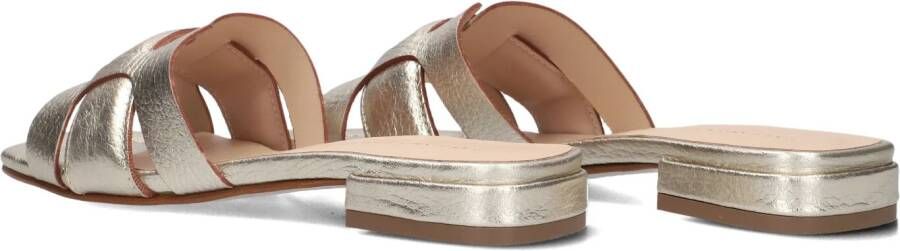 STEFANO LAURAN Gouden Slippers 24050