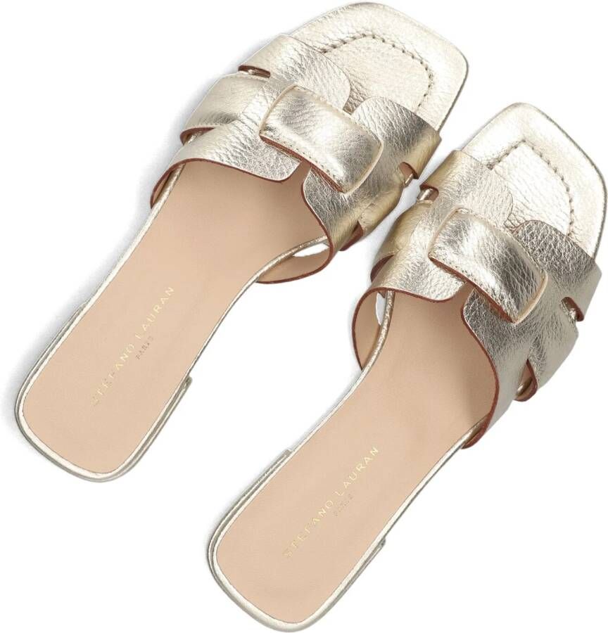 STEFANO LAURAN Gouden Slippers 24050