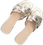 STEFANO LAURAN Slippers Dames 24050 Maat: 41 Materiaal: Leer Kleur: Goud - Thumbnail 5