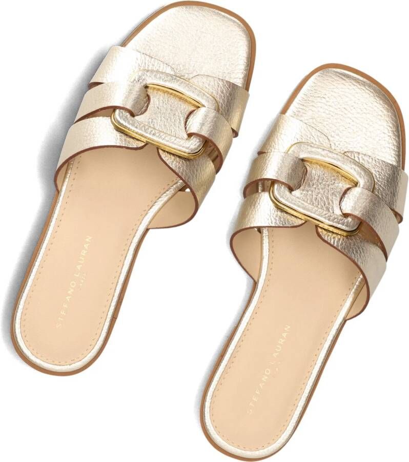 STEFANO LAURAN Gouden Slippers 24152