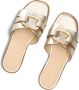 STEFANO LAURAN Slippers Dames 24152 Maat: 43 Materiaal: Leer Kleur: Goudkleurig - Thumbnail 5
