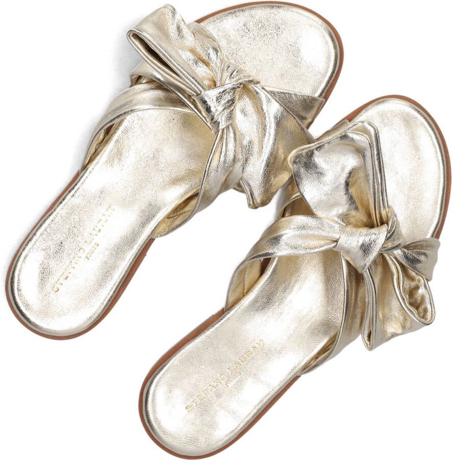 STEFANO LAURAN Gouden Slippers 24153