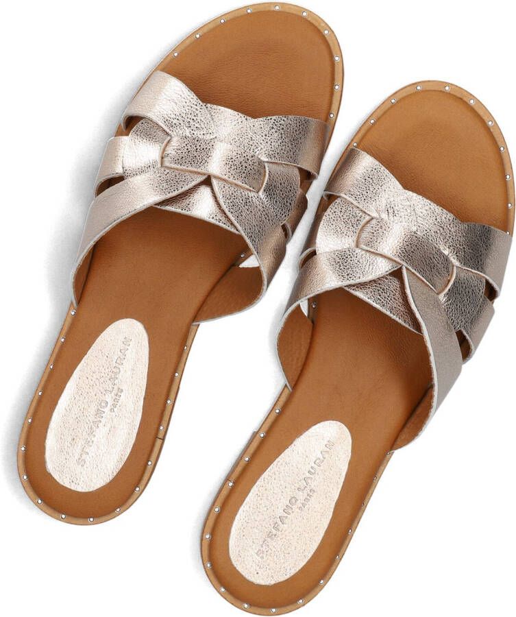 STEFANO LAURAN Gouden Slippers 790