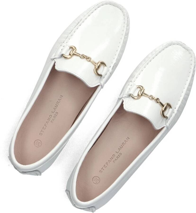 STEFANO LAURAN Witte Mocassins 11733