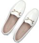 STEFANO LAURAN Mocassins Dames 11733 Maat: 43 Materiaal: Lakleer Kleur: Wit - Thumbnail 6
