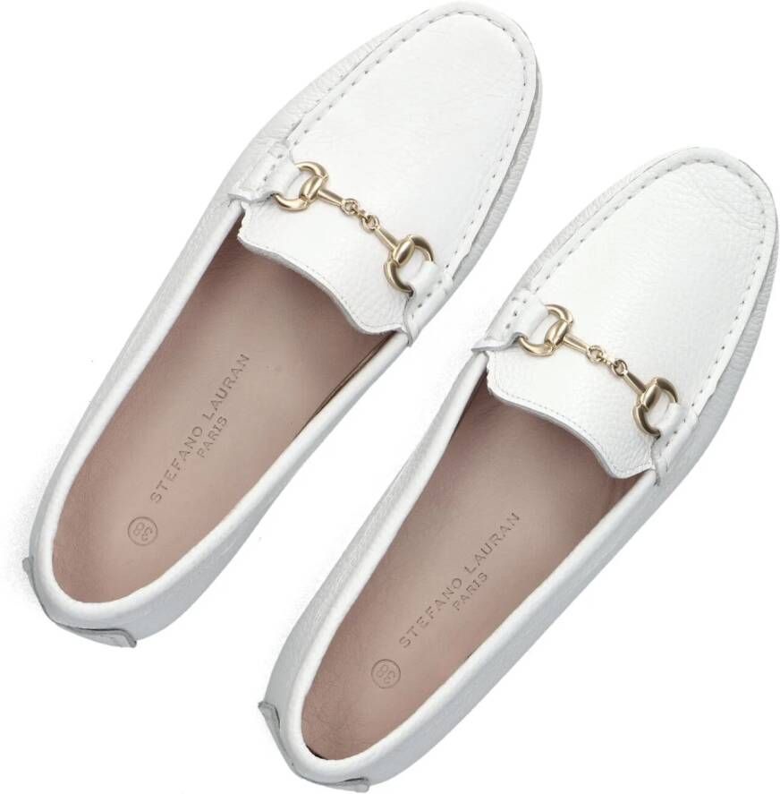 STEFANO LAURAN Witte Mocassins 11733