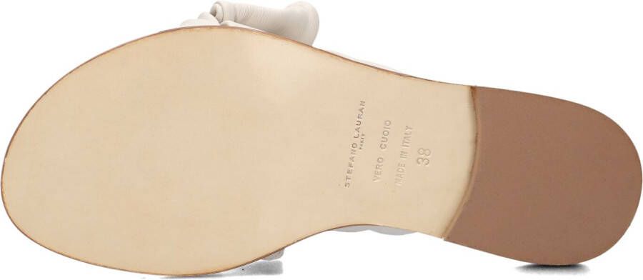 STEFANO LAURAN Witte Slippers 24153
