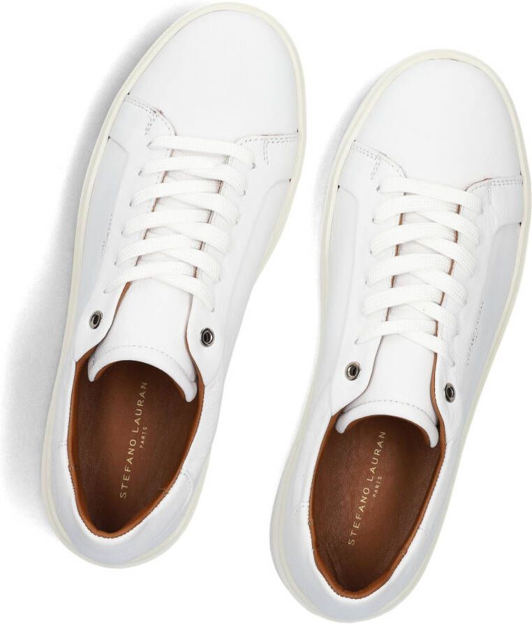 STEFANO LAURAN Witte Veterschoenen Lj2503