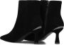 STEFANO LAURAN Enkellaarsjes Dames Botin Maat: 39 Materiaal: Suède Kleur: Zwart - Thumbnail 5