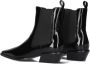 STEFANO LAURAN Enkellaarsjes Dames Pe2104 Maat: 43 Materiaal: Lakleer Kleur: Zwart - Thumbnail 4