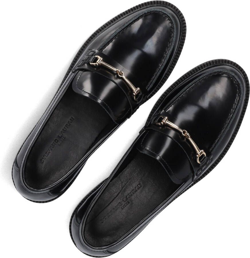STEFANO LAURAN Zwarte Loafers 12081