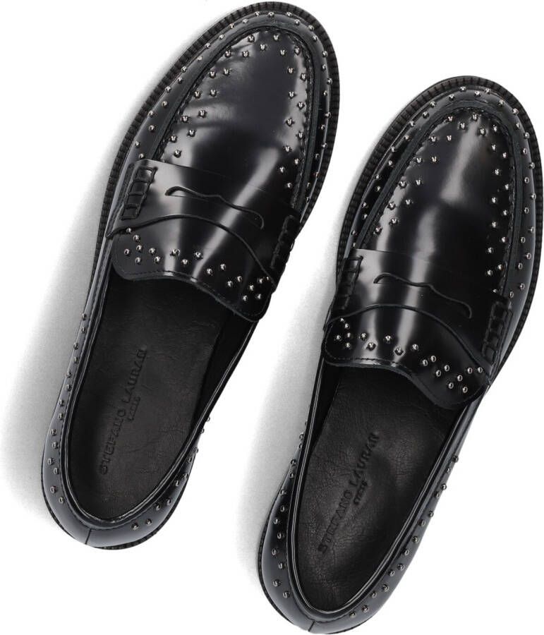 STEFANO LAURAN Zwarte Loafers 12095