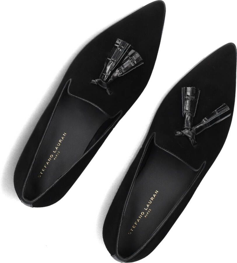 STEFANO LAURAN Zwarte Loafers Bj5615-05