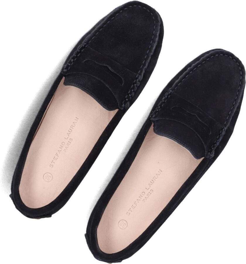 STEFANO LAURAN Zwarte Mocassins 11634