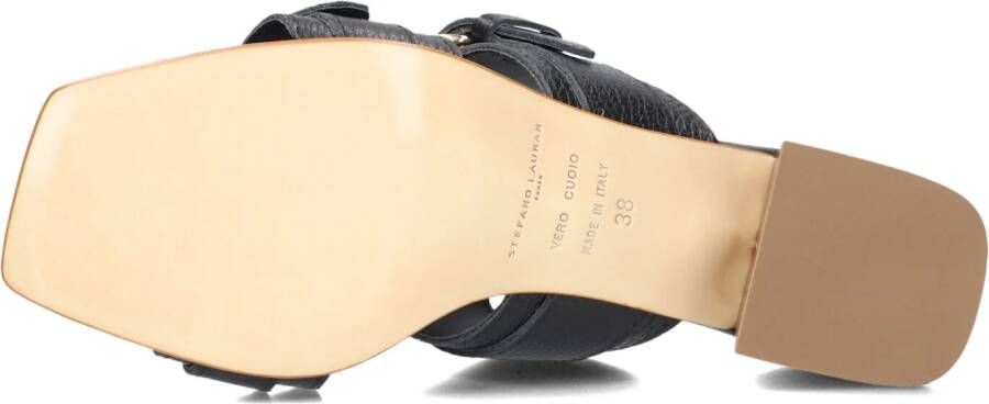 STEFANO LAURAN Zwarte Sandalen 23118