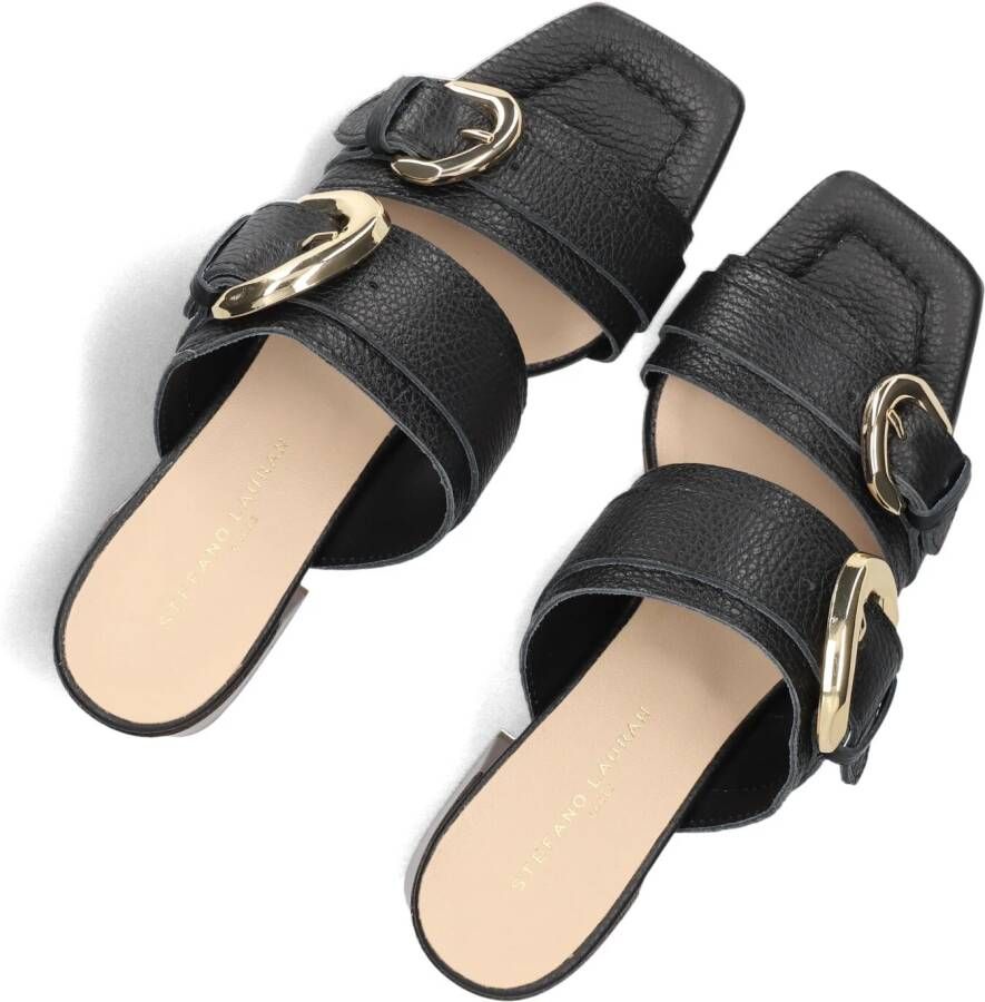STEFANO LAURAN Zwarte Sandalen 23118