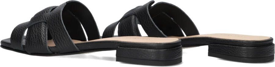 STEFANO LAURAN Zwarte Slippers 24050