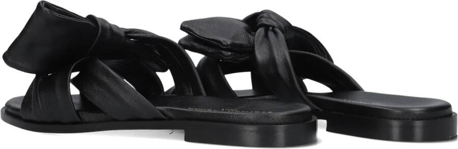 STEFANO LAURAN Zwarte Slippers 24153