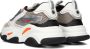 Steve Madden Possession chunky sneakers grijs wit oranje - Thumbnail 5