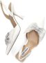 Steve Madden Witte puntige neus pumps met zilveren strik White Dames - Thumbnail 6