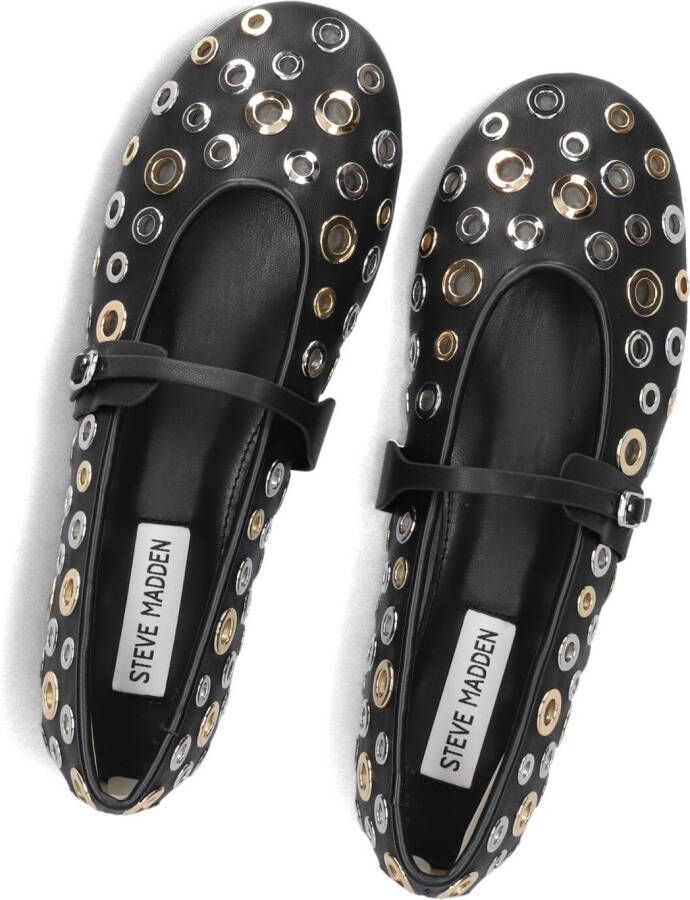 STEVE MADDEN Zwarte Ballerina's Rejoice-s