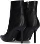 Steve Madden Iyanna Enkellaarsjes Enkelboots met rits Dames Zwart - Thumbnail 4