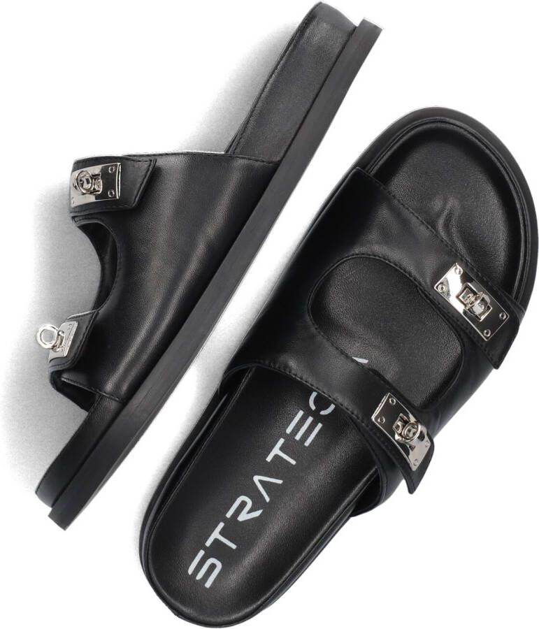 STRATEGIA Zwarte Slippers F65