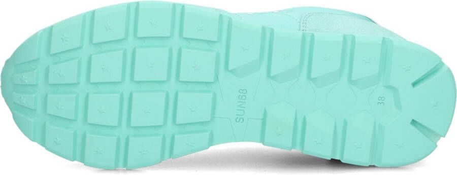 Sun68 Blauwe Lage Sneakers Ally Solid Nylon