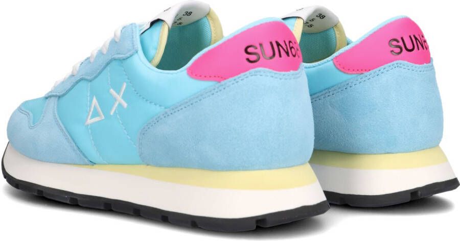 Sun68 Blauwe Lage Sneakers Ally Solid Nylon