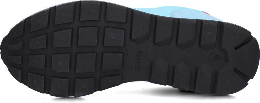 Sun68 Blauwe Lage Sneakers Ally Solid Nylon