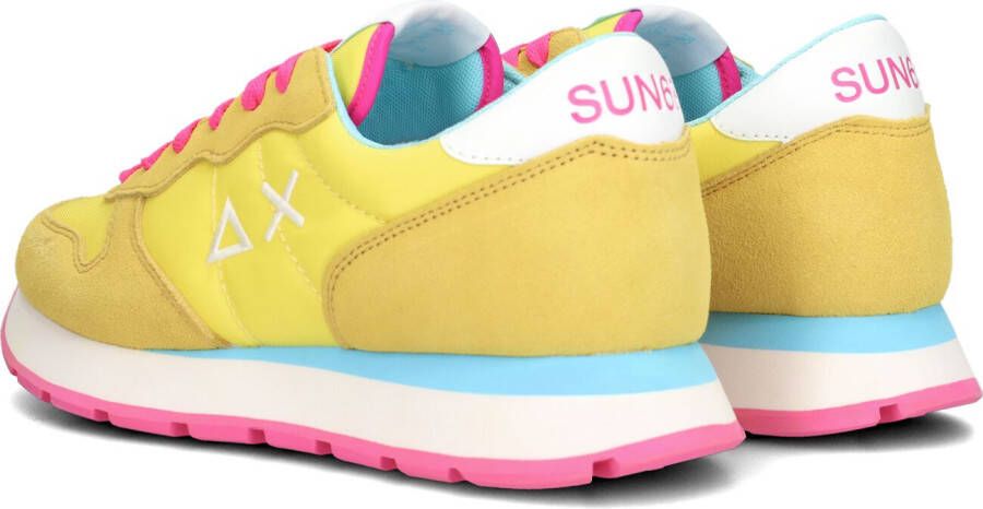 Sun68 Gele Lage Sneakers Ally Solid Nylon