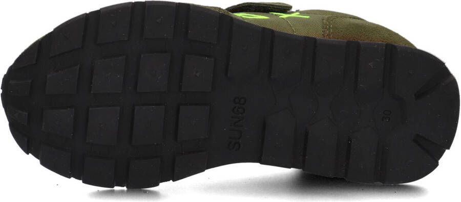 Sun68 Groene Lage Sneakers Boys Tom Fluo