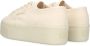 Superga 2790 Cotw Line Up And Down Lage sneakers Dames Beige - Thumbnail 5