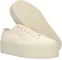 Superga 2790 Cotw Line Up And Down Lage sneakers Dames Beige - Thumbnail 6