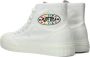 Superga 2696 Strip Multic Logo Hoge sneakers Dames Wit - Thumbnail 3